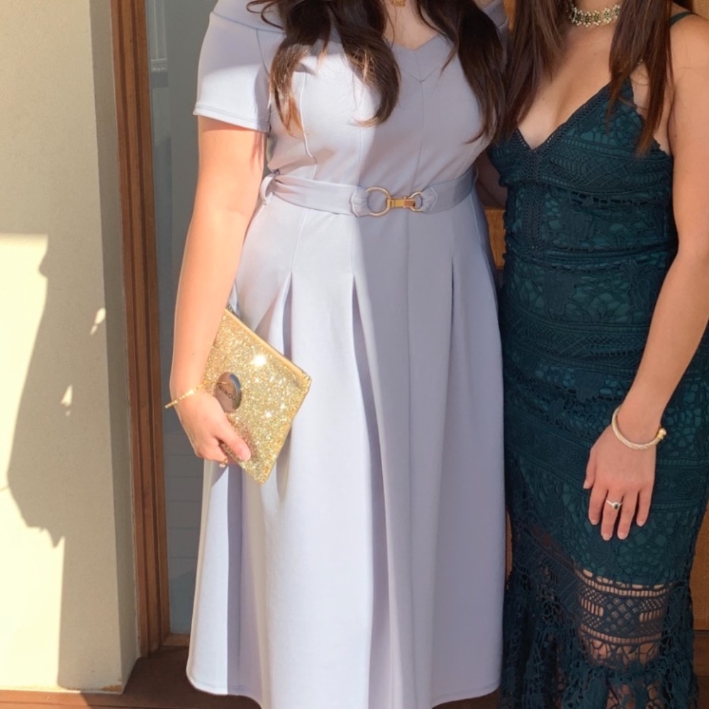 ASOS Grey Dress Sz 12 - Picture 1 of 5